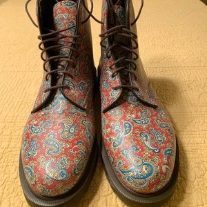 Super Rare Paisley DrMartens. US Ladies 7.  Brand new. Never worn.